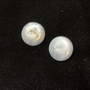 Vintage Clip-on Button Earrings